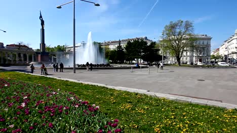 Schwarzenbergplatz-de-Viena,-Austria