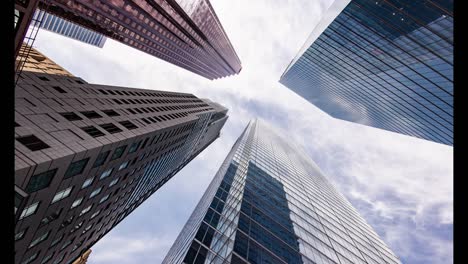 The-Skyscrapers-of-Yonge-Street-in-Toronto,-ON,-Canada.