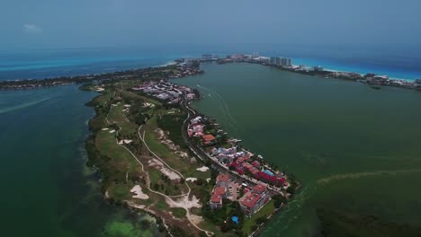 Cancun-Mexiko-Luftaufnahmen