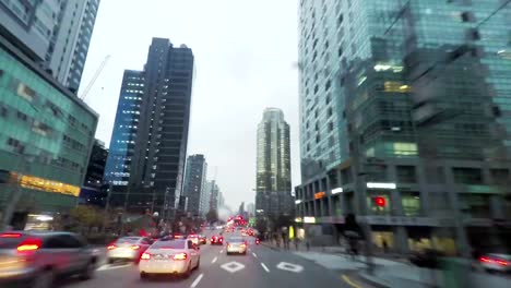 South-Korea-Seoul-Stadt-Verkehr-hyper-Zeitraffer