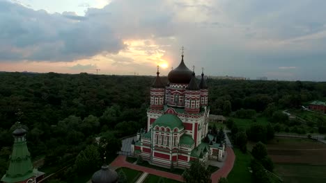 Aerial-view-of-St.-Panteleimon's-Cathedral-in-Kiev