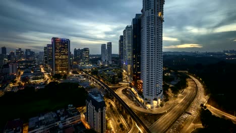 dramatic-sunset-day-to-night-at-Kuala-Lumpur