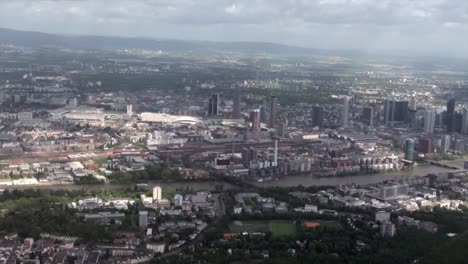 Aerial-view-of-Frankfurt-downtown