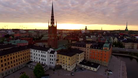 Aerial-view-of-Stockholm-City