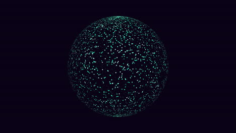 Futuristic-ball-with-dots-on-black-gradient
