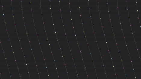 Futuristic-dots-and-waves-pattern-on-black-gradient