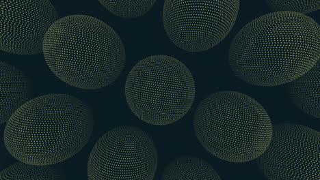 Futuristic-spheres-pattern-with-dots-on-black-gradient