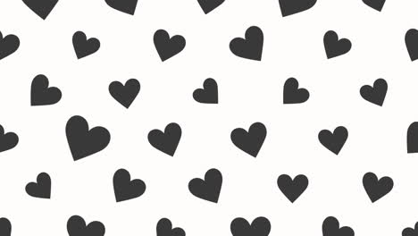 Black-hearts-grid-pattern