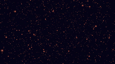Fliegen-Sie-Buntes-Sternenfeld-Mit-Neonfarbe-In-Dunkler-Galaxie