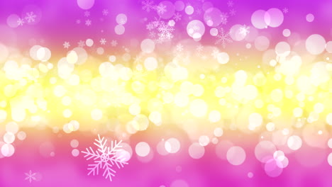 Falling-silver-glitters-and-snowflakes-in-romantic-sky