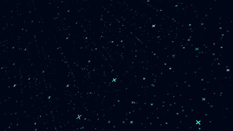 Glowing-small-crosses-and-dots-in-dark-galaxy