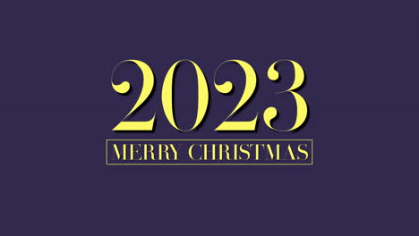 2023-and-Merry-Christmas-with-fly-glitters-on-purple-gradient