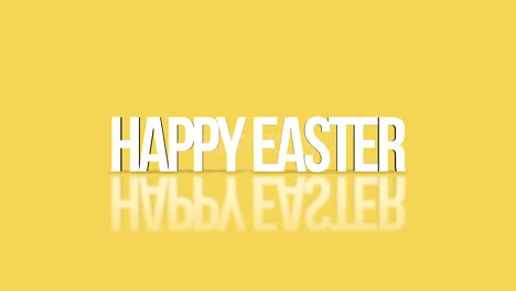Rolling-Happy-Easter-text-on-yellow-gradient-color