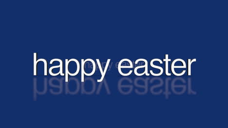 Rolling-Happy-Easter-text-on-blue-gradient-color