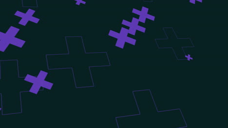 Fly-purple-crosses-geometric-pattern