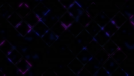 Digital-and-neon-cubes-pattern