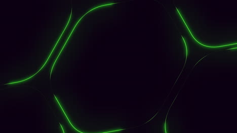 Zufälliges-Neongrünes-Linienmuster