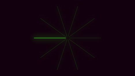 Grünes-Neonlinienmuster-Im-Kreis