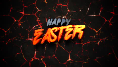 Happy-Easter-text-with-broken-wall