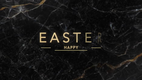 Happy-Easter-with-gold-glitters-on-marble-pattern