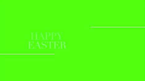 Feliz-Texto-De-Pascua-Con-Líneas-En-Degradado-Verde