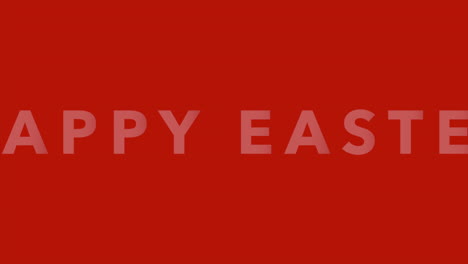 Feliz-Texto-De-Pascua-En-Degradado-Rojo-De-Moda