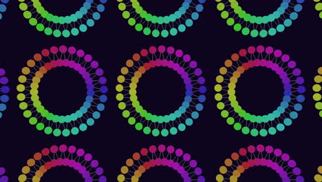 Futuristic-rainbow-circles-in-abstract-flowers-from-rainbow-color