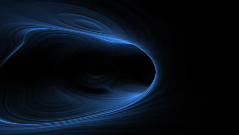 Abstract-blue-tunnel-and-vortex-circles-in-black-gradient