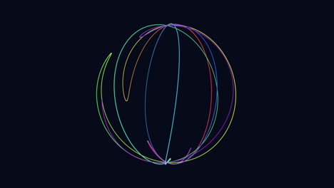 Esfera-De-Neón-Futurista-Con-Líneas-En-El-Espacio-Oscuro
