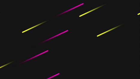 Pink-and-yellow-lines-pattern-on-black-gradient