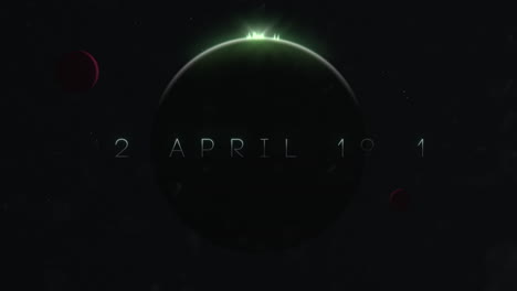 12-De-Abril-De-1961-Con-Planeta-Tierra-Y-Efecto-De-Luz-Verde-En-Galaxia
