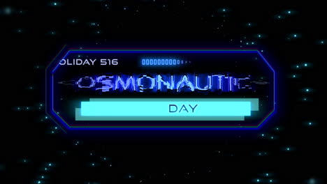 Día-De-La-Cosmonáutica-En-La-Pantalla-De-La-Nave-Espacial-En-La-Galaxia