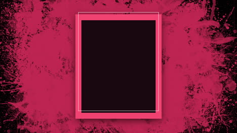 Red-ink-drops-and-black-frame