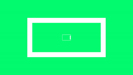 Happy-Easter-in-white-frame-on-fashion-green-gradient