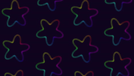 Rainbow-illusion-abstract-stars-pattern-on-black-gradient