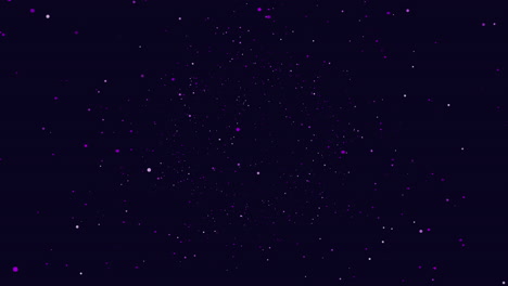 Star-field-with-neon-led-light-in-dark-galaxy