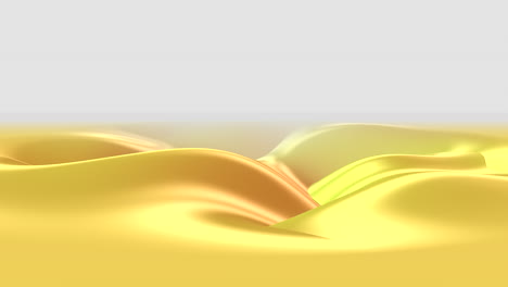 Eleganz-Und-Mode-Gelbe-Wellen-Auf-Weißem-Farbverlauf