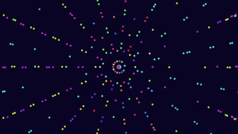 Fliegendes-Zufälliges-Regenbogenkonfetti-Am-Nachthimmel