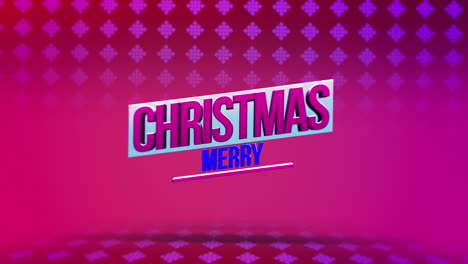 Modern-Merry-Christmas-text-on-pink-geometric-pattern
