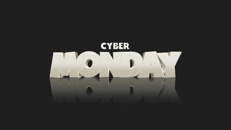 White-Cyber-Monday-cartoon-text-on-black-gradient-color