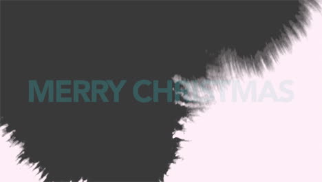 Merry-Christmas-with-black-and-white-art-brush
