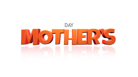 Cartoon-orange-Mothers-Day-text-on-white-gradient