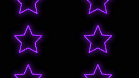 Patrón-De-Estrellas-Con-Luz-Púrpura-De-Neón-Pulsante-3