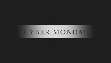 Cyber-Montag-Auf-Schwarzem-Modernem-Farbverlauf