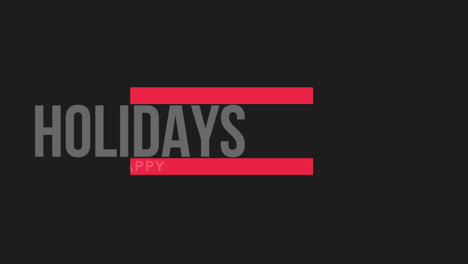 Happy-Holidays-text-with-red-lines-on-modern-black-gradient
