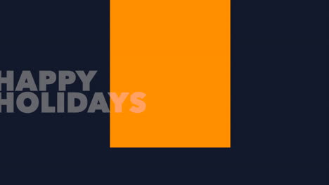 Happy-Holidays-text-with-yellow-line-on-modern-blue-gradient