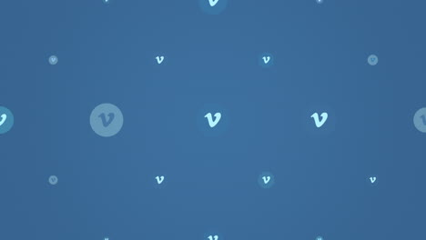 Social-Vimeo-icons-pattern-on-network-background