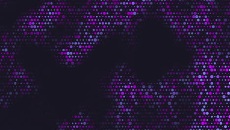 Purple-dots-pattern-on-black-gradient