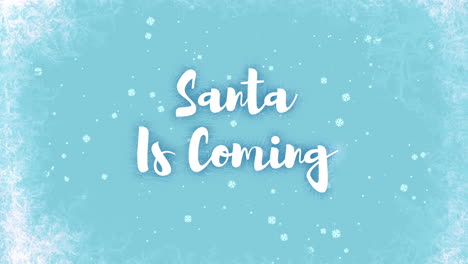 Santa-Is-Coming-on-ice-with-fall-snow-1