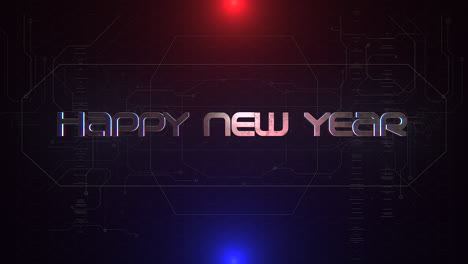 Happy-New-Year-with-cyberpunk-grid-and-matrix-code-1
